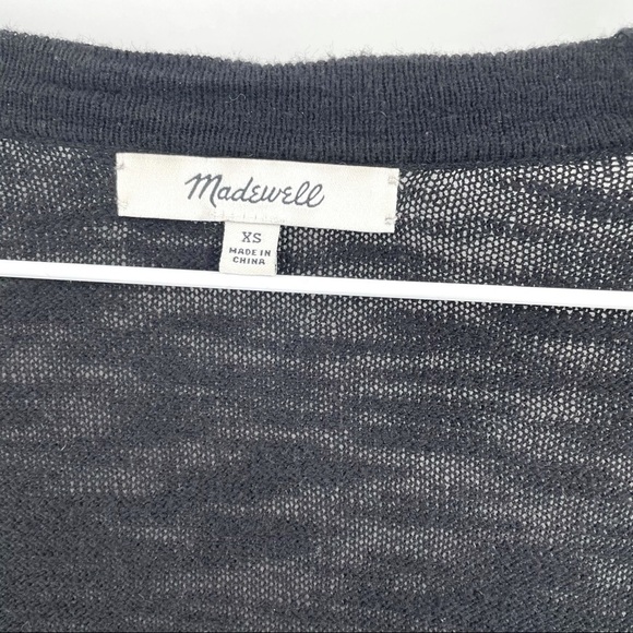 Madewell Long Black Cardigan - Picture 3 of 6